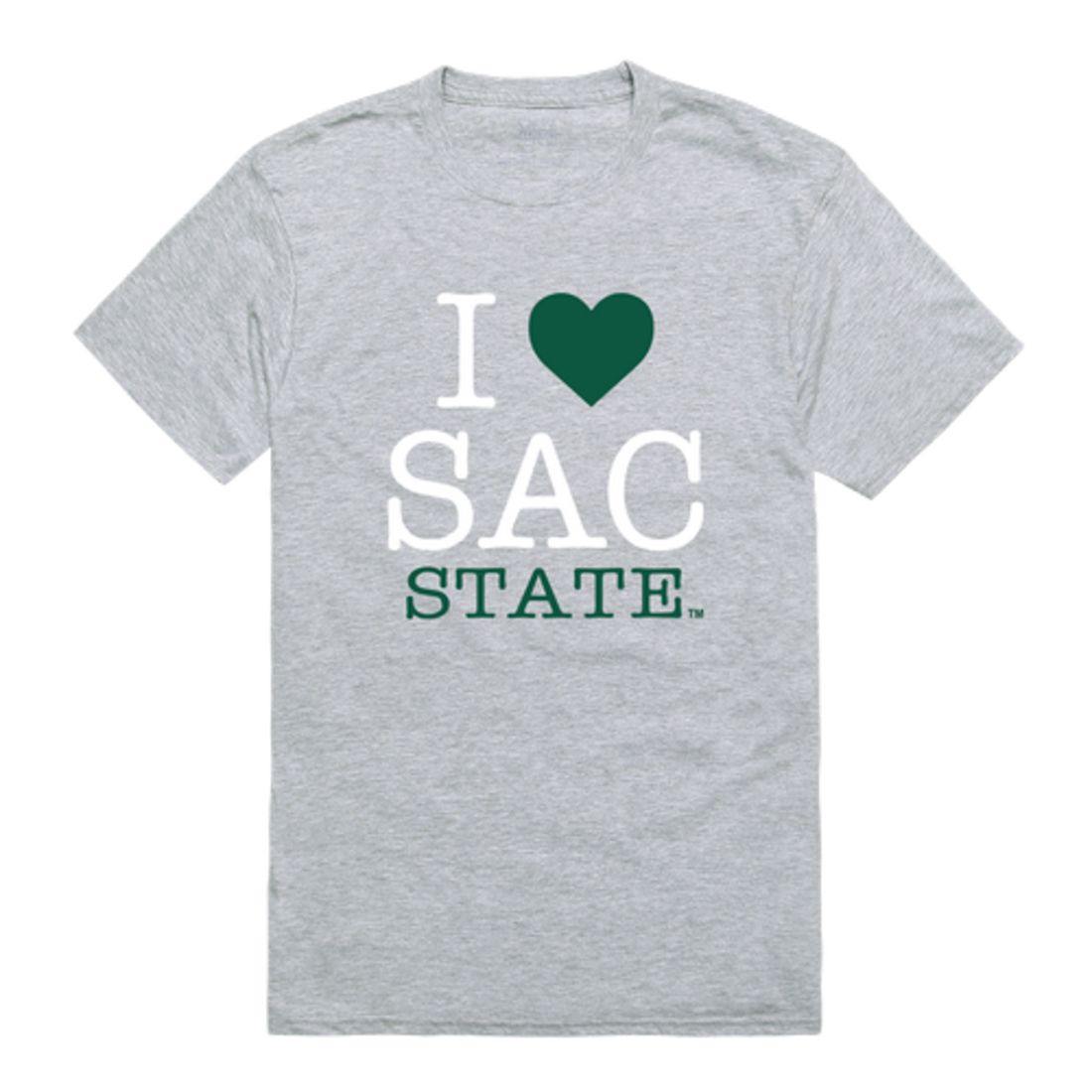 I Love Sacramento State Hornets T-Shirt-Campus-Wardrobe
