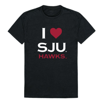 I Love Saint Joseph's University Hawks T-Shirt-Campus-Wardrobe