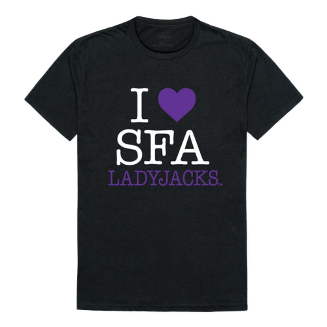 I Love Stephen F. Austin State University Lumberjacks T-Shirt-Campus-Wardrobe