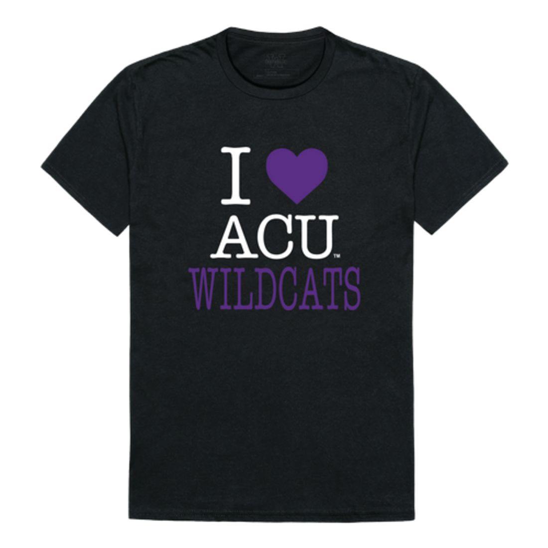 I Love ACU Abilene Christian University Wildcats T-Shirt-Campus-Wardrobe