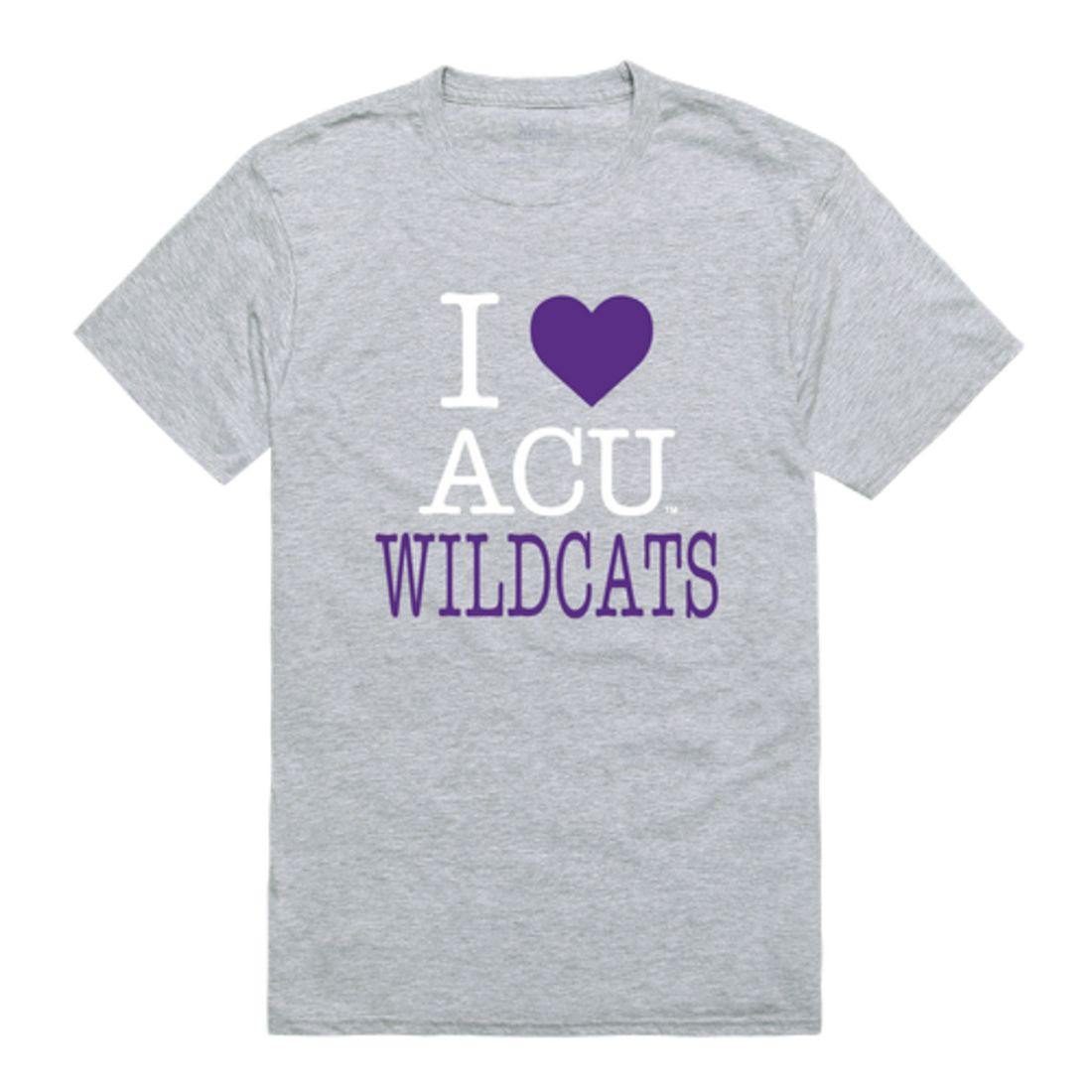 I Love ACU Abilene Christian University Wildcats T-Shirt-Campus-Wardrobe