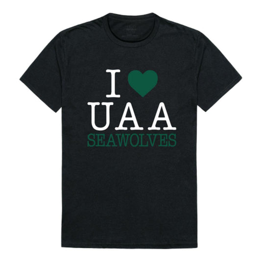 I Love UAA University of Alaska Anchorage Sea Wolves T-Shirt-Campus-Wardrobe