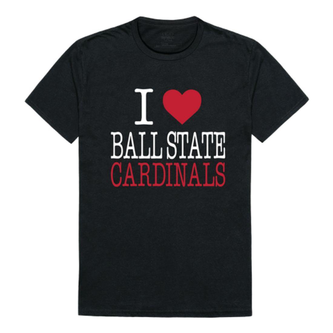 I Love BSU Ball State University T-Shirt-Campus-Wardrobe