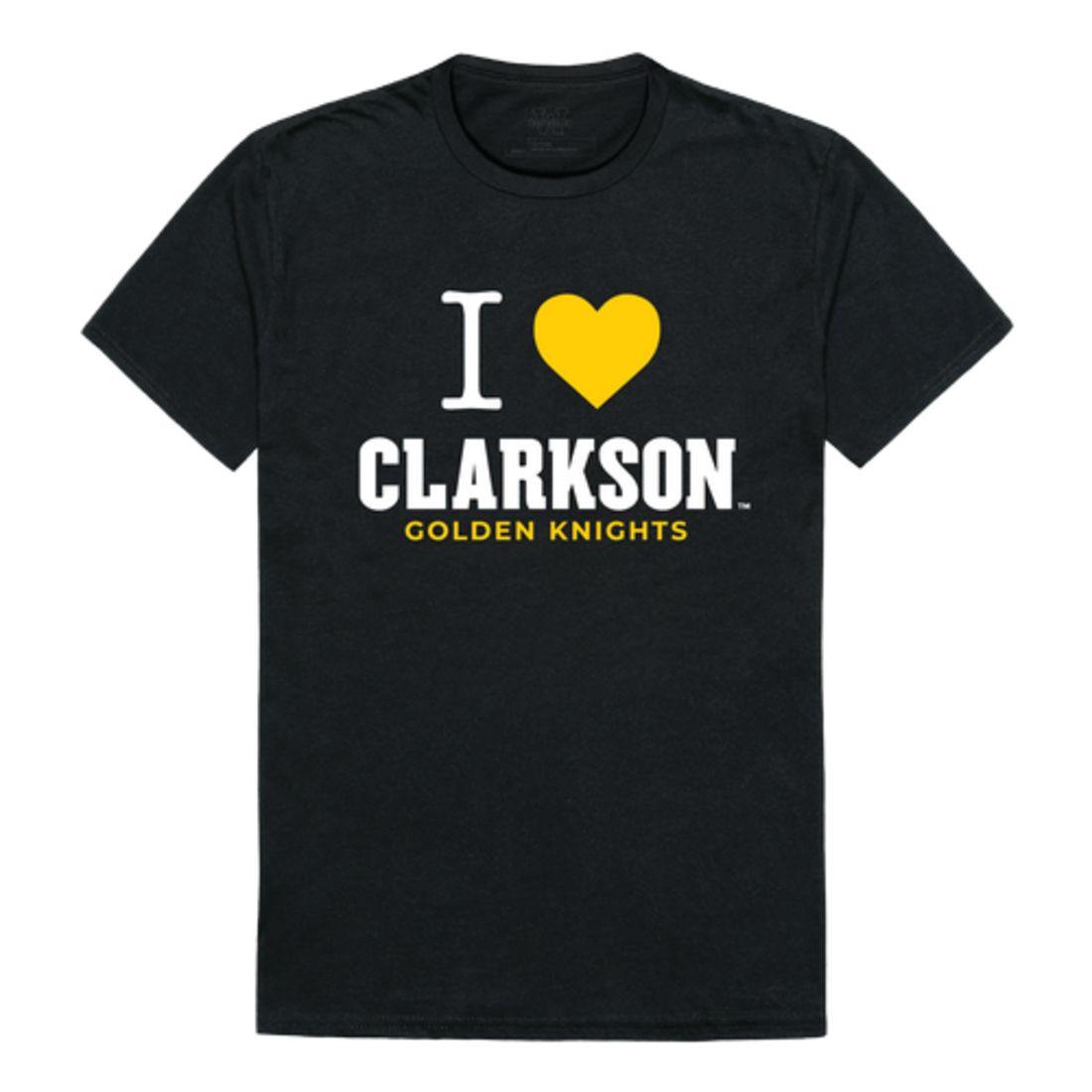 I Love Clarkson University Golden Knights T-Shirt-Campus-Wardrobe