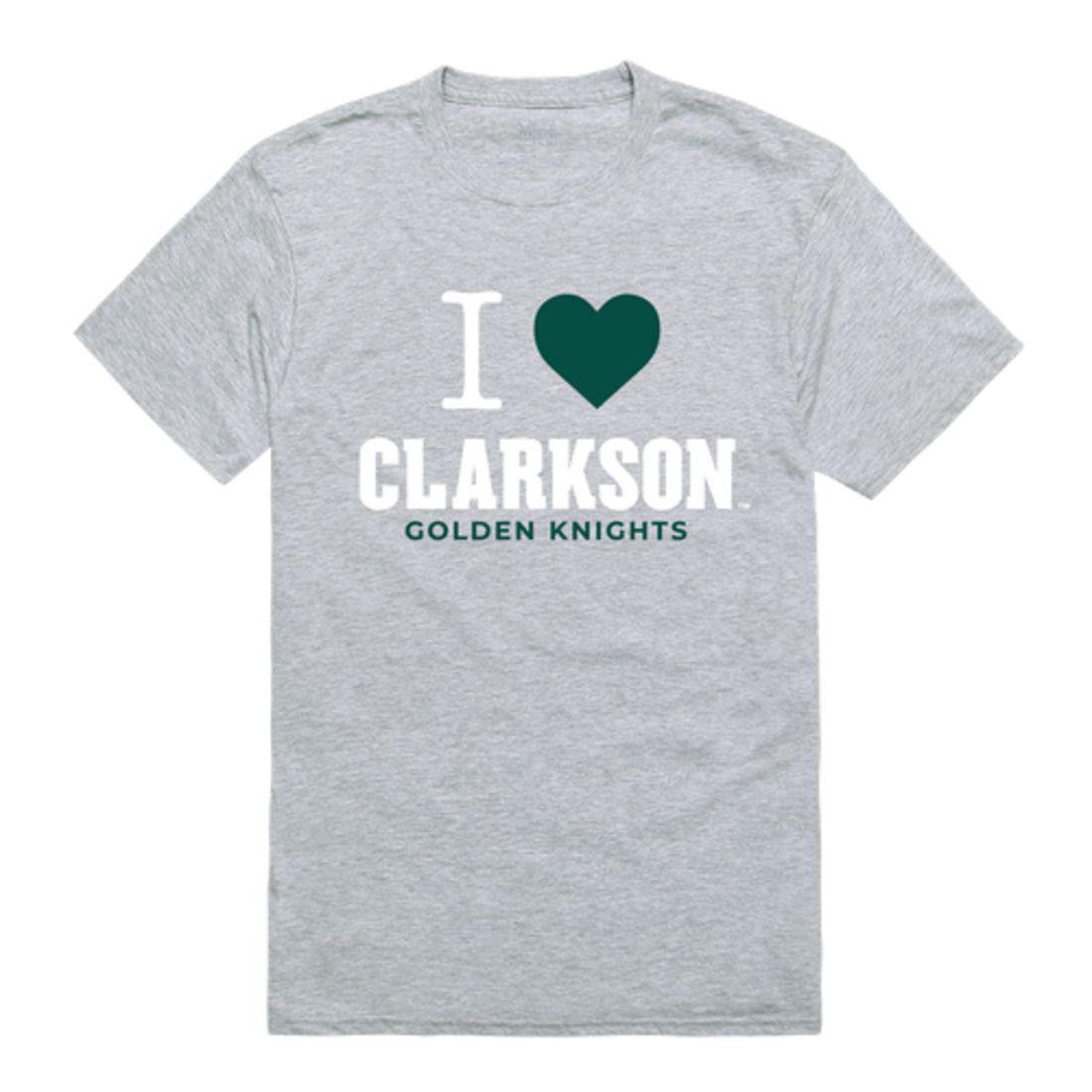 I Love Clarkson University Golden Knights T-Shirt-Campus-Wardrobe