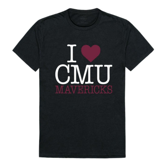 I Love CMU Colorado Mesa University Maverick T-Shirt-Campus-Wardrobe