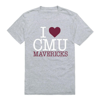 I Love CMU Colorado Mesa University Maverick T-Shirt-Campus-Wardrobe