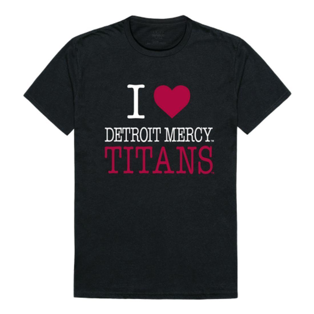 I Love UDM University of Detroit Mercy Titans T-Shirt-Campus-Wardrobe