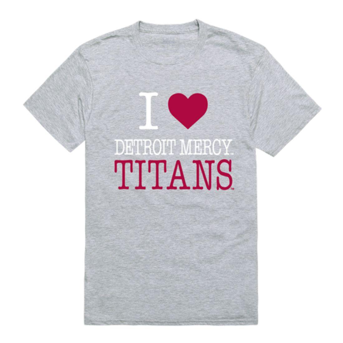 I Love UDM University of Detroit Mercy Titans T-Shirt-Campus-Wardrobe