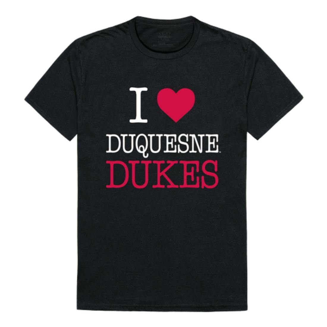 I Love Duquesne University Dukes T-Shirt-Campus-Wardrobe