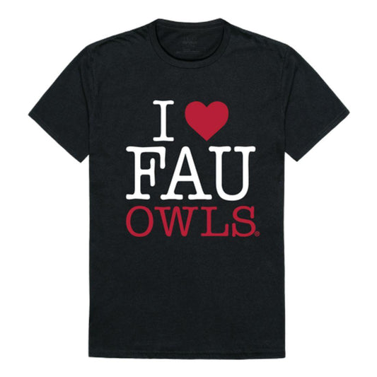 I Love FAU Florida Atlantic University Owls T-Shirt-Campus-Wardrobe