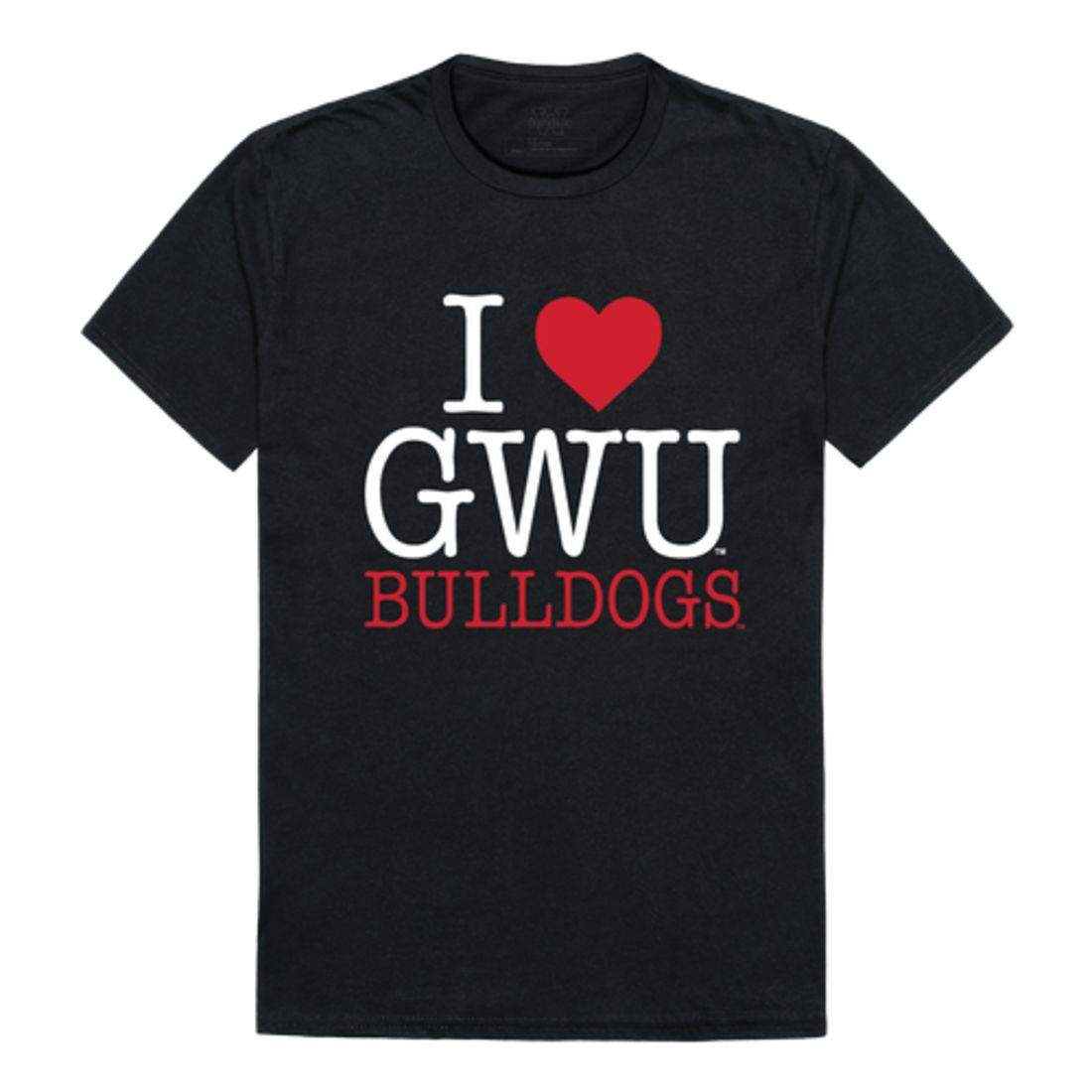 I Love GWU Gardner Webb University Runnin' Bulldogs T-Shirt-Campus-Wardrobe