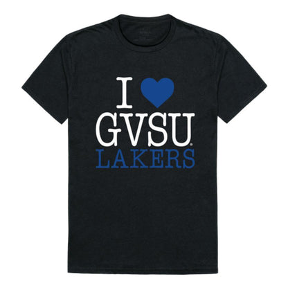 I Love GVSU Grand Valley State University Lakers T-Shirt-Campus-Wardrobe