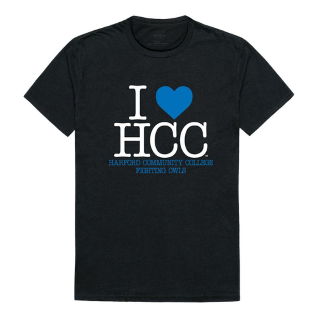 I Love Harford Community College Fighting Owls T-Shirt-Campus-Wardrobe