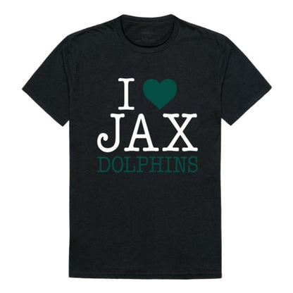I Love JU Jacksonville University Dolphin T-Shirt-Campus-Wardrobe