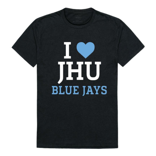 I Love JHU Johns Hopkins University Blue Jays T-Shirt-Campus-Wardrobe