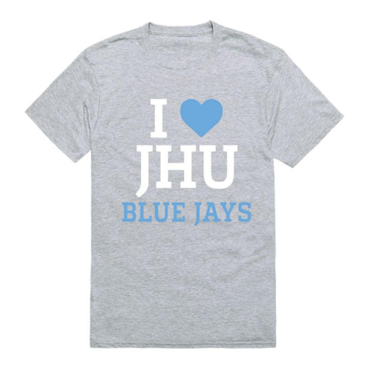 Mouseover Image, I Love JHU Johns Hopkins University Blue Jays T-Shirt-Campus-Wardrobe