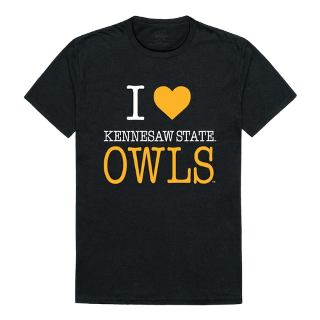 I Love KSU Kennesaw State University Owls T-Shirt-Campus-Wardrobe