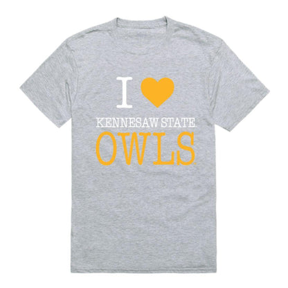 I Love KSU Kennesaw State University Owls T-Shirt-Campus-Wardrobe