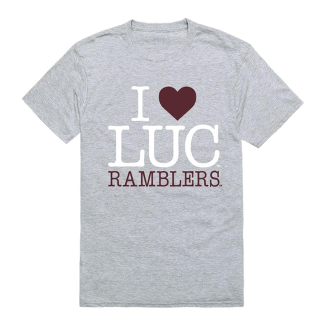 I Love LUC Loyola University Chicago Ramblers T-Shirt-Campus-Wardrobe