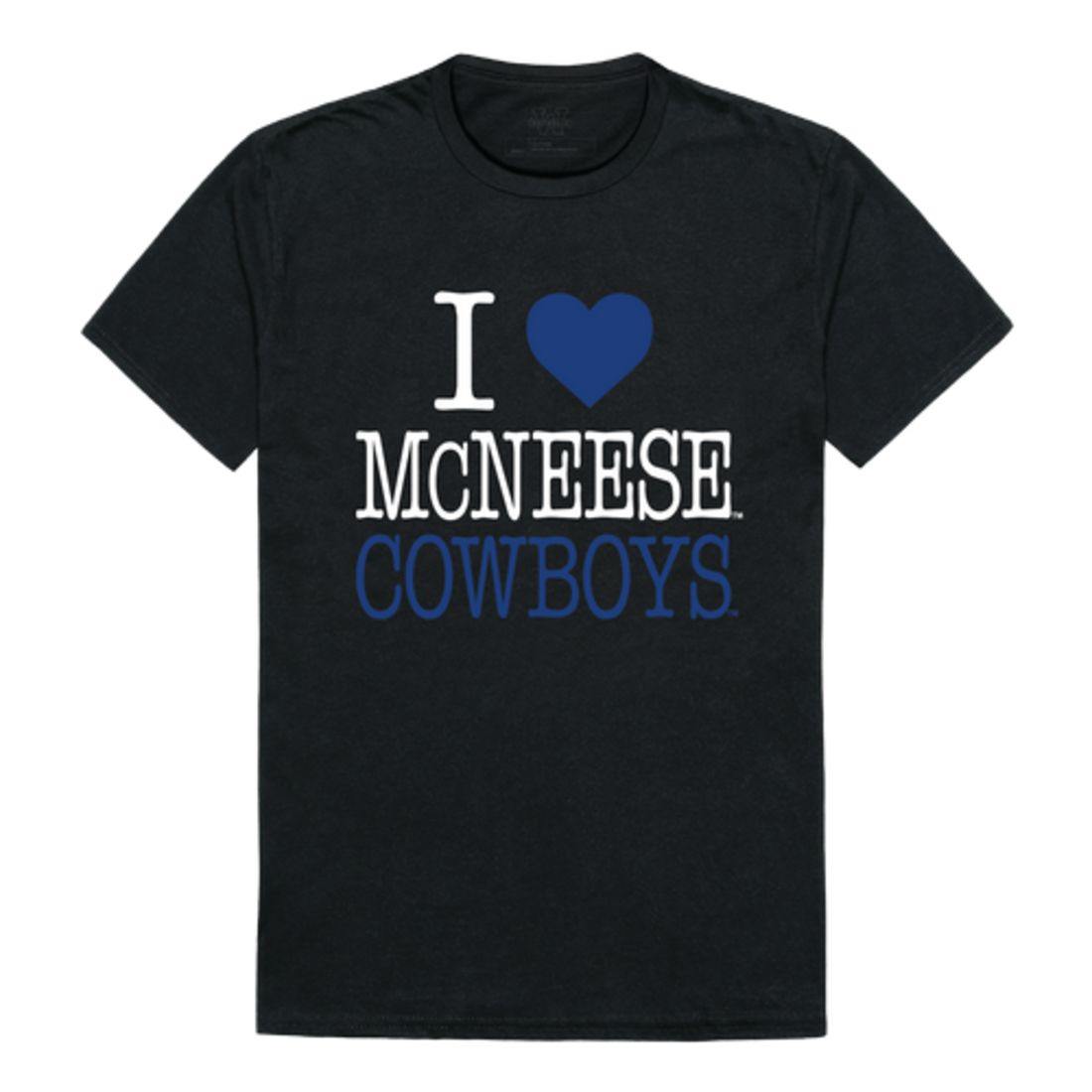 I Love McNeese State University Cowboys and Cowgirls T-Shirt-Campus-Wardrobe