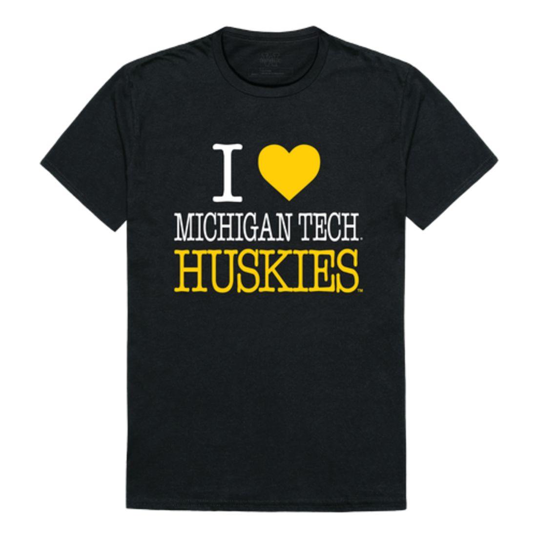I Love Michigan Technological University Huskies T-Shirt-Campus-Wardrobe