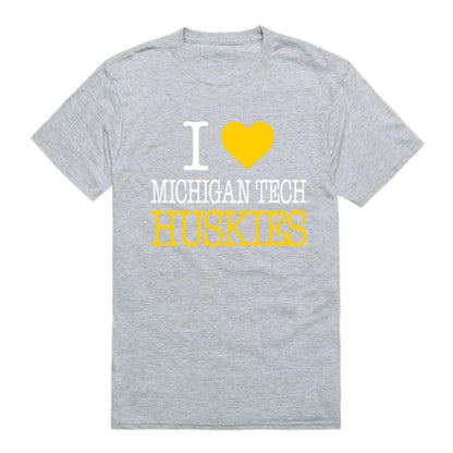 I Love Michigan Technological University Huskies T-Shirt-Campus-Wardrobe