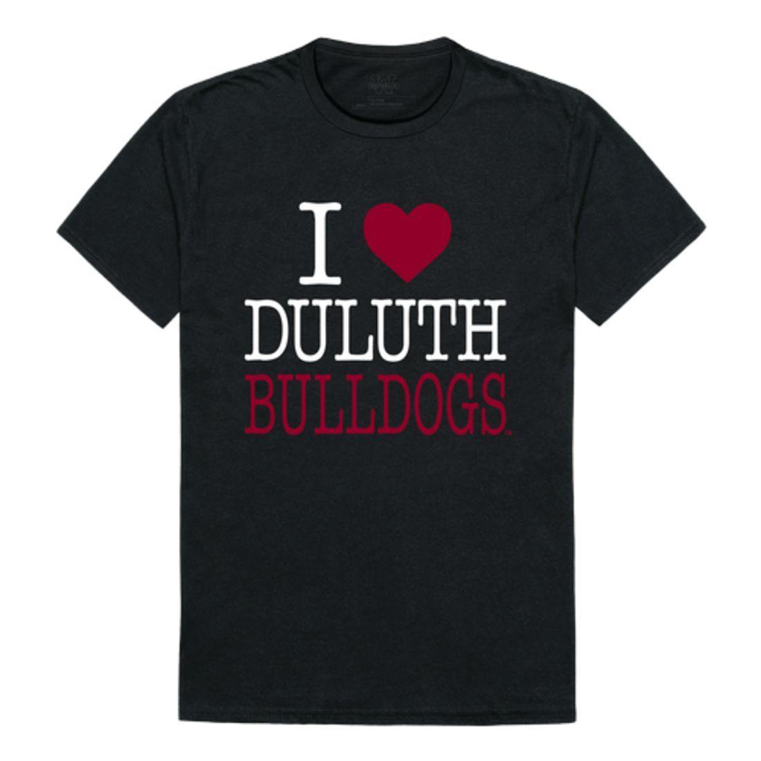 I Love UMD University of Minnesota Duluth Bulldogs T-Shirt-Campus-Wardrobe