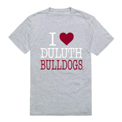 I Love UMD University of Minnesota Duluth Bulldogs T-Shirt-Campus-Wardrobe