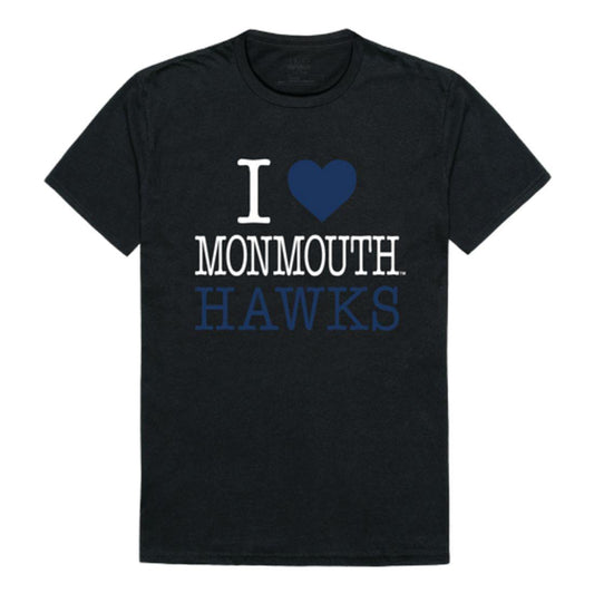 I Love Monmouth University Hawks T-Shirt-Campus-Wardrobe