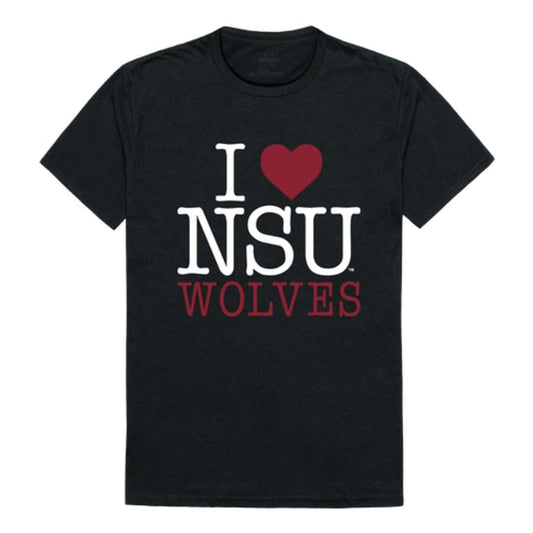 I Love NSU Northern State University Wolves T-Shirt-Campus-Wardrobe
