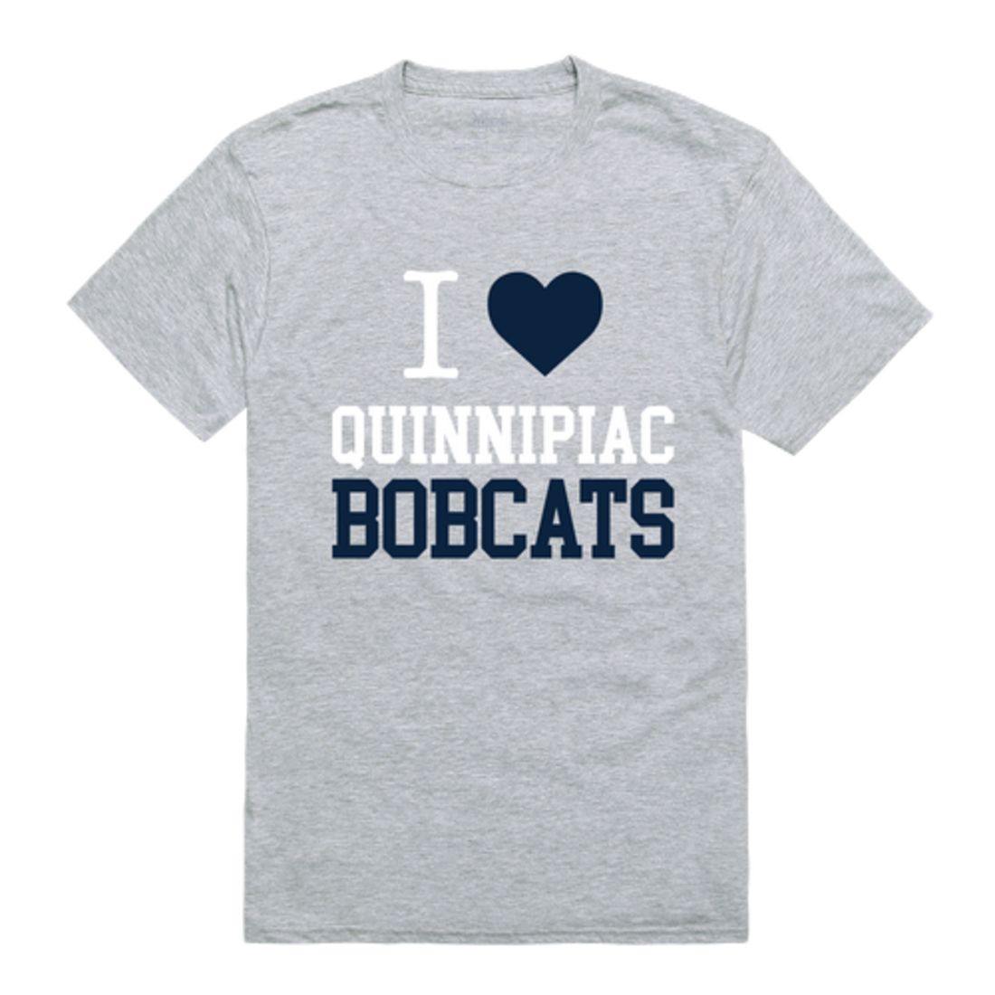 I Love QU Quinnipiac University Bobcats T-Shirt-Campus-Wardrobe