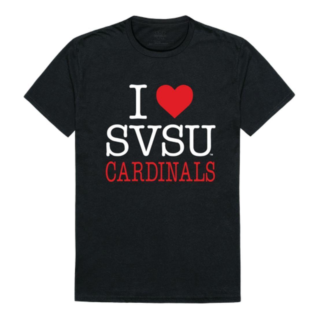 I Love SVSU Saginaw Valley State University T-Shirt-Campus-Wardrobe