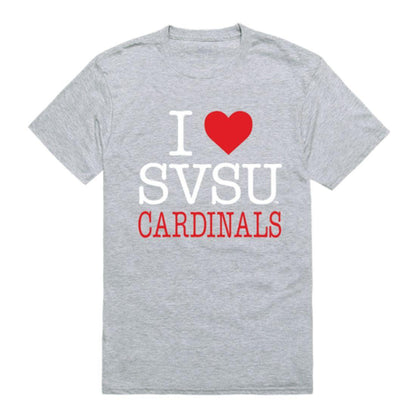 I Love SVSU Saginaw Valley State University T-Shirt-Campus-Wardrobe