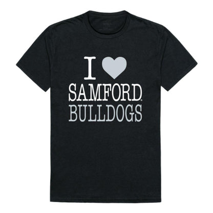 I Love Samford University Bulldogs T-Shirt-Campus-Wardrobe