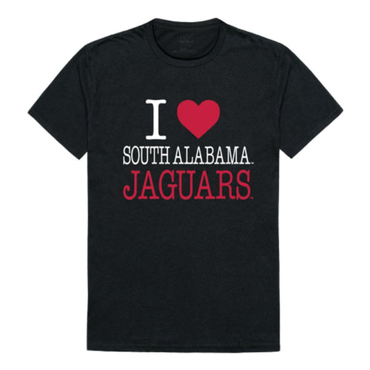 I Love University of South Alabama Jaguars T-Shirt-Campus-Wardrobe