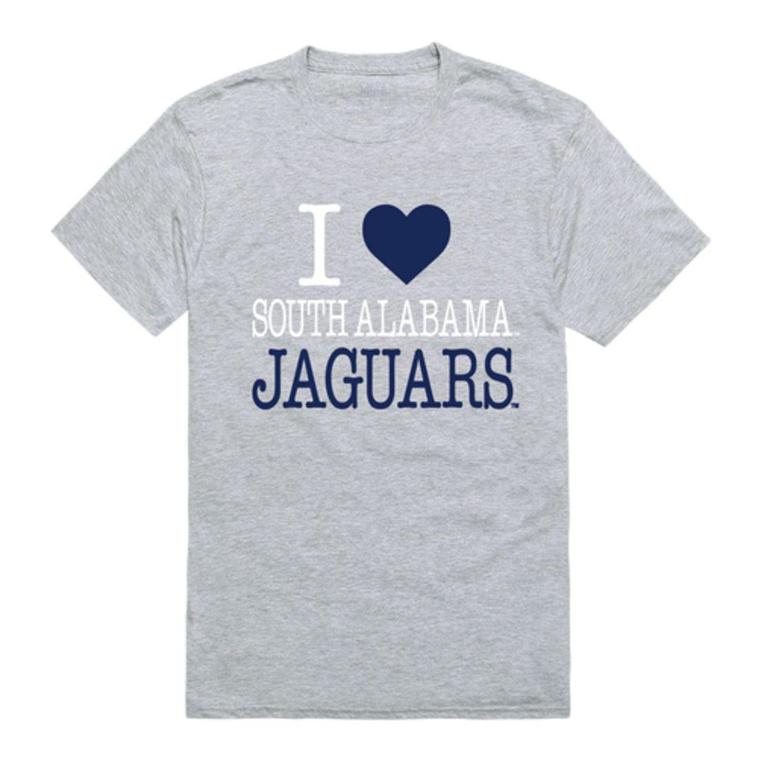 I Love University of South Alabama Jaguars T-Shirt-Campus-Wardrobe