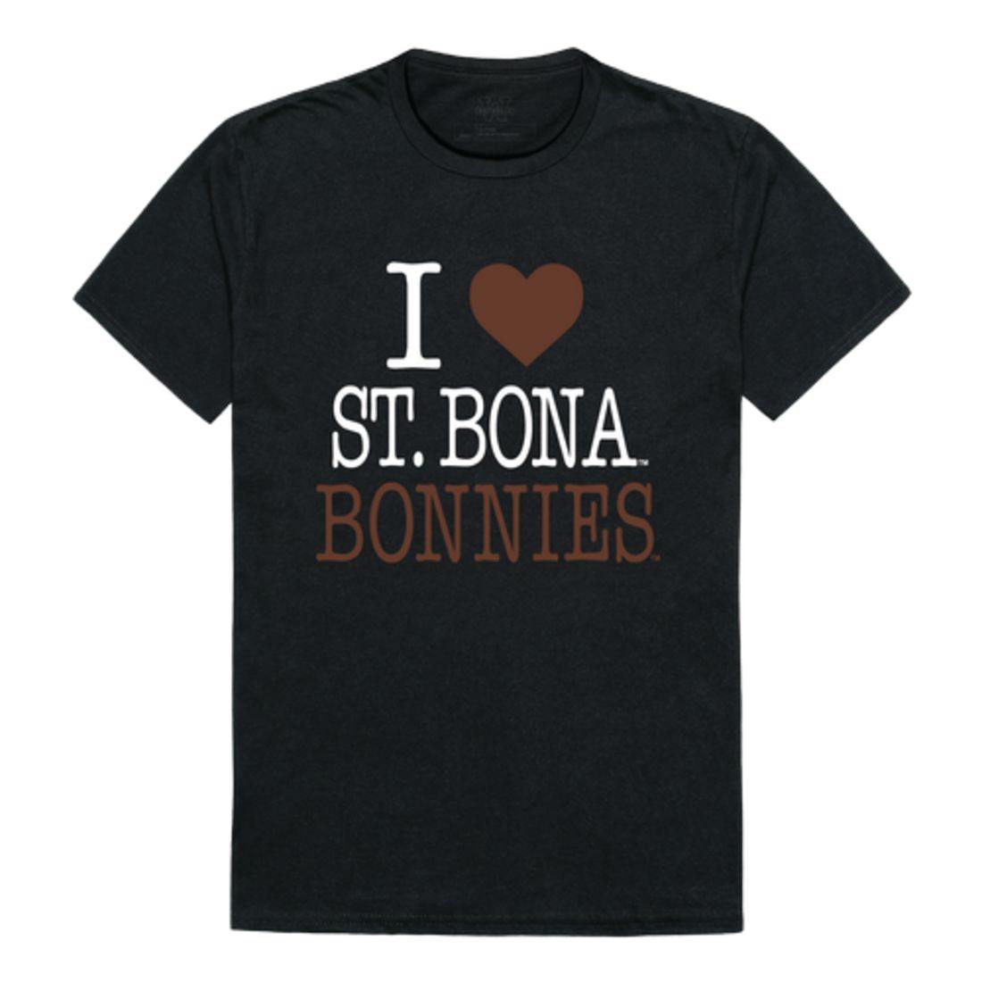 I Love SBU St. Bonaventure University Bonnies T-Shirt-Campus-Wardrobe