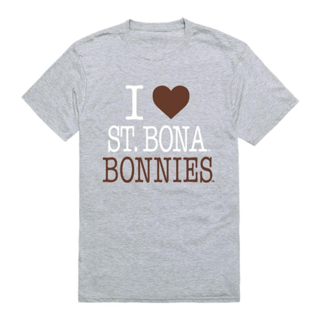 I Love SBU St. Bonaventure University Bonnies T-Shirt-Campus-Wardrobe