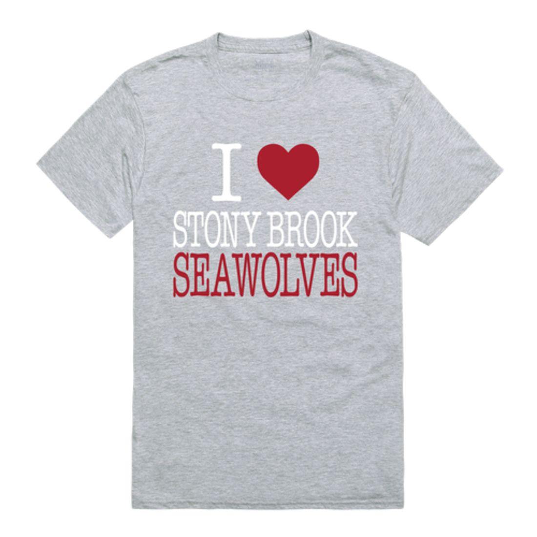 I Love Stony Brook University Seawolves T-Shirt-Campus-Wardrobe