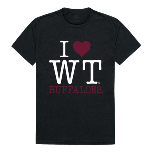 I Love WTAMU West Texas A&M University Buffaloes T-Shirt-Campus-Wardrobe