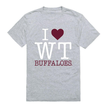 I Love WTAMU West Texas A&M University Buffaloes T-Shirt-Campus-Wardrobe