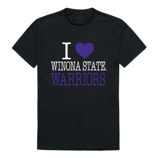 I Love Winona State University Warriors T-Shirt-Campus-Wardrobe