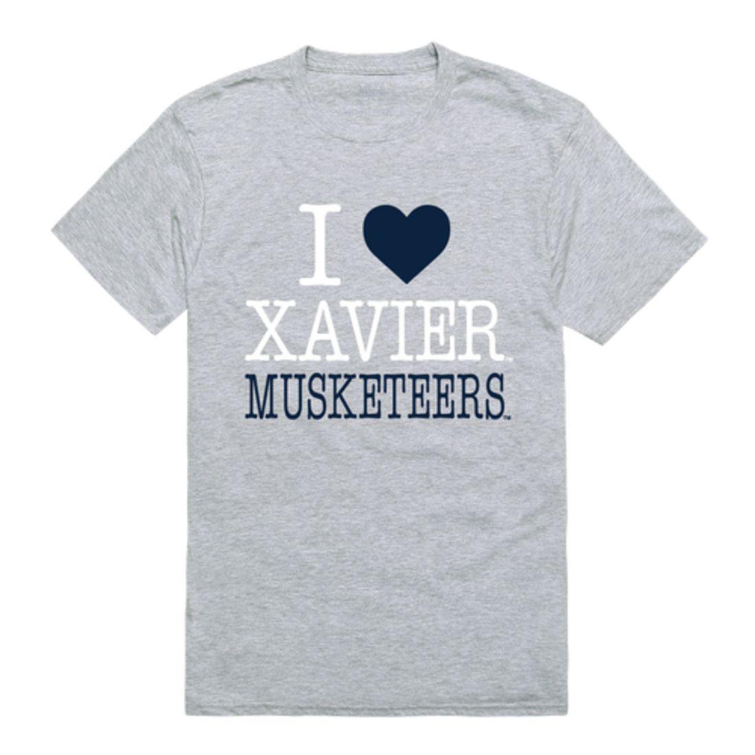 I Love Xavier University Musketeers T-Shirt-Campus-Wardrobe
