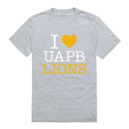 I Love UAPB University of Arkansas Pine Bluff Golden Lions T-Shirt-Campus-Wardrobe