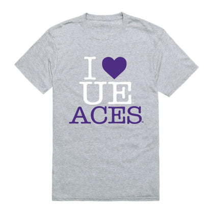 I Love University of Evansville Purple Aces T-Shirt-Campus-Wardrobe