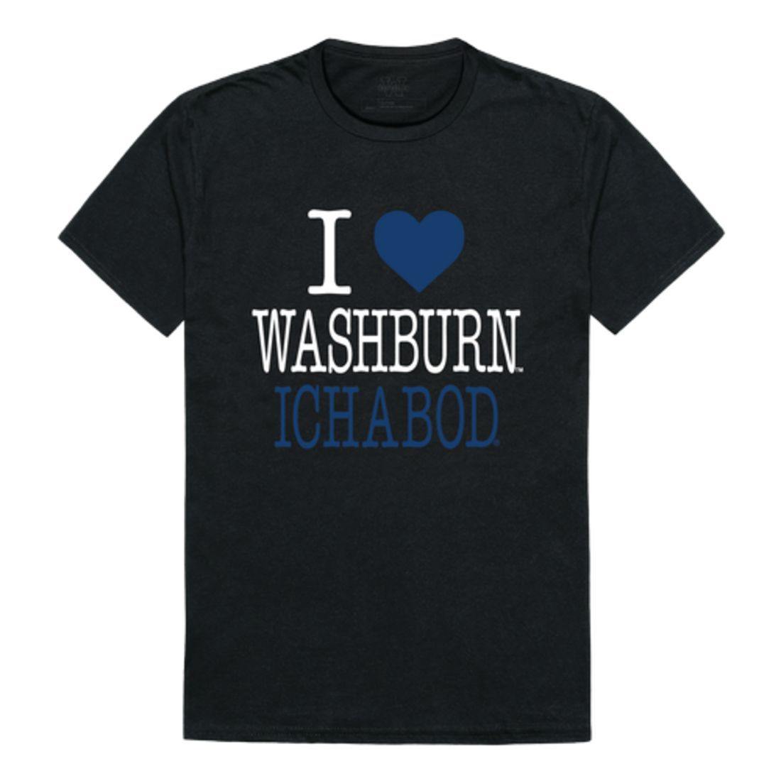 I Love Washburn University Ichabods T-Shirt-Campus-Wardrobe