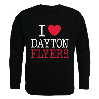 I Love UD University of Dayton Flyers Crewneck Pullover Sweatshirt Sweater-Campus-Wardrobe