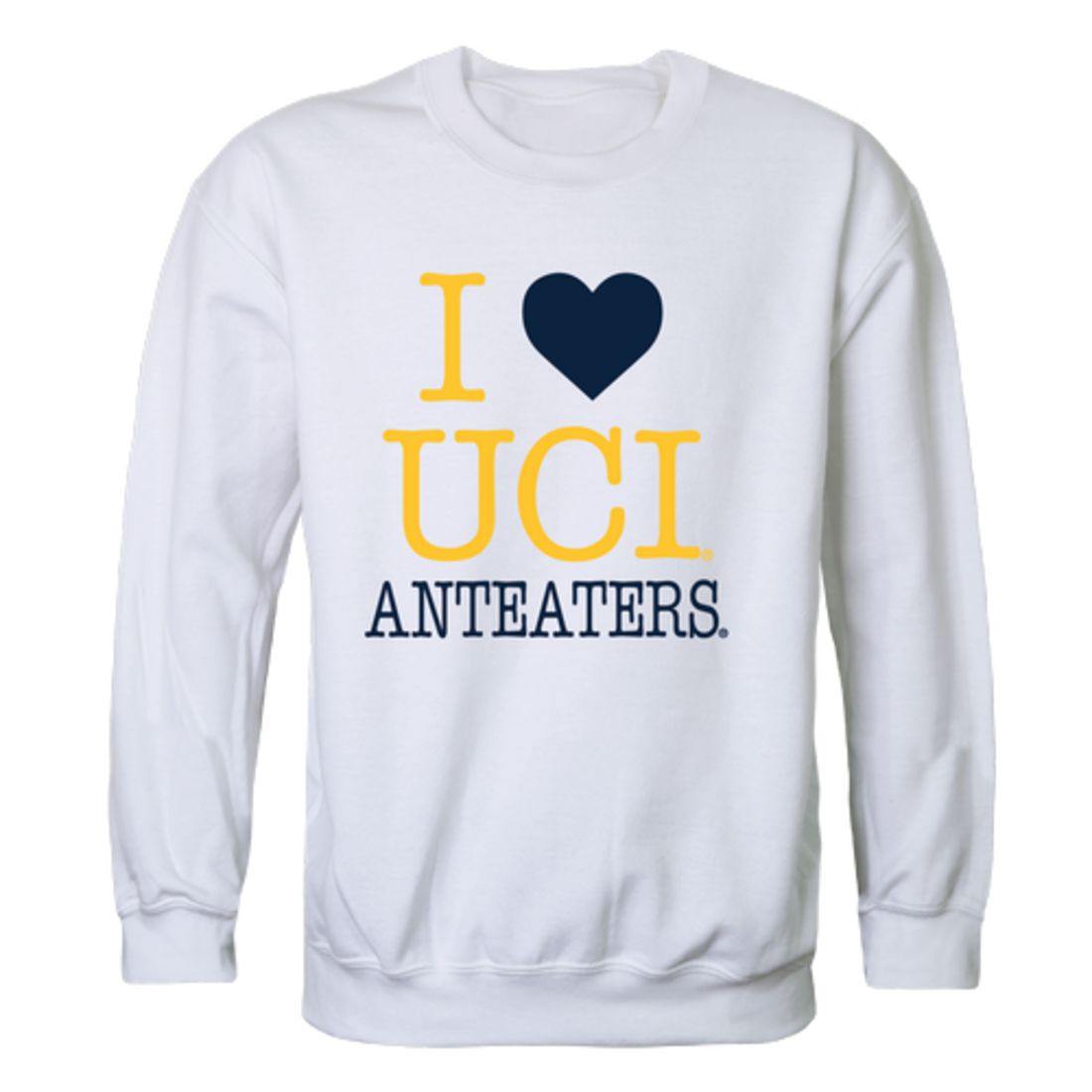 I Love University of California UC Irvine Anteaters Crewneck Pullover Sweatshirt Sweater-Campus-Wardrobe