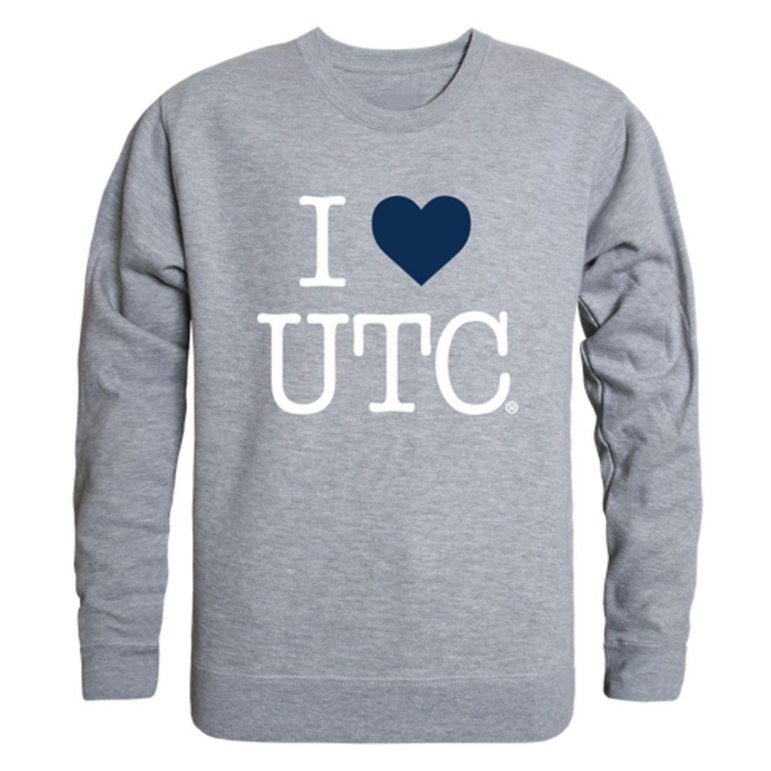 I Love UTC University of Tennessee at Chattanooga MOCS Crewneck Pullover Sweatshirt Sweater-Campus-Wardrobe